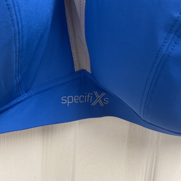 SpecifiXs Blue Plus Size Sports Bra NWT 48F - Picture 7 of 8